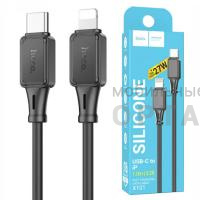 Кабель Type-c to Lightning Hoco Premium X101, чёрный