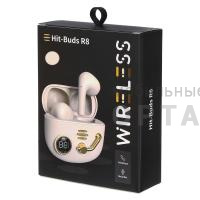 Наушники беспроводные внутриканальные Hit-Buds R8, розовые