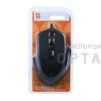 Мышь DEFENDER Datum MB-347 черный, USB, проводная, 4 кнопки, 800-1600 dpi (1/40)