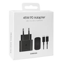 Ориг для Samsung, СЗУ в комплекте 45W PD Adapter USB-C to USB-C Cable, черный (в коробке)
