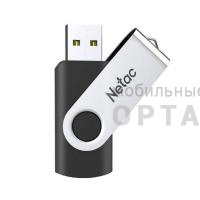 Флешка USB3.0 64GB  Netac U505 чёрный/серебро