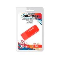 Флешка USB 32 Гб OltraMax 240, USB2.0, красный