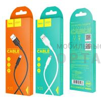 Кабель USB to Micro HOCO X25 Soarer, 1m, 2.0A,  белый