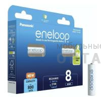 Аккумулятор PANASONIC  R03 eneloop BK-4MCDE/8BE (800mAh) (8 бл) (8/80) Аккумулятор PANASONIC  R03 eneloop BK-4MCDE/8BE (800mAh) (8 бл) (8/80)